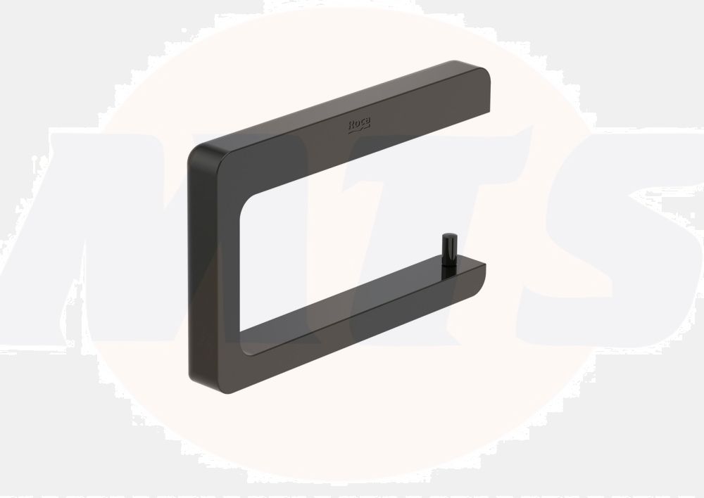 Roca Tempo Toilet Roll Holder Without Cover Black Titanium A817034022