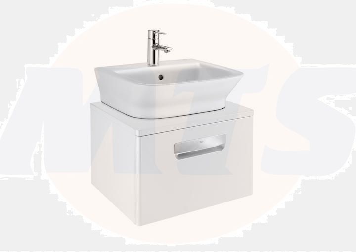 ROCA THE GAP A856966806 550MM BASIN UNIT GLOSS WHITE