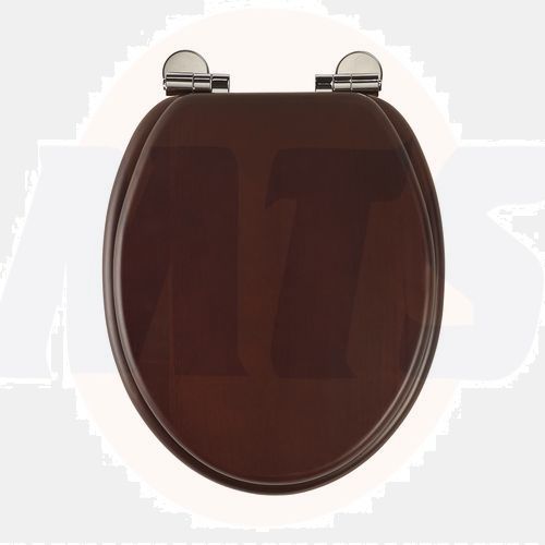Roper Rhodes Traditional Toilet Seat and Cover with Fittings in  Mahogany 8081MSC