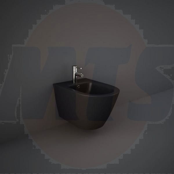 RAK Feeling Wh Bidet In Matt Black RST07504A Bathroomsuites