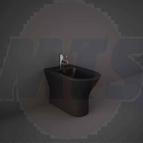 RAK Feeling Btw Bidet In Matt Black RST14504A Bathroomsuites