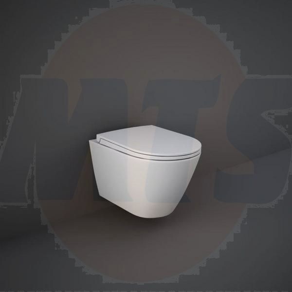 RAK Feeling Rimless Wh Pan In Matt White RST23500A Bathroomsuites