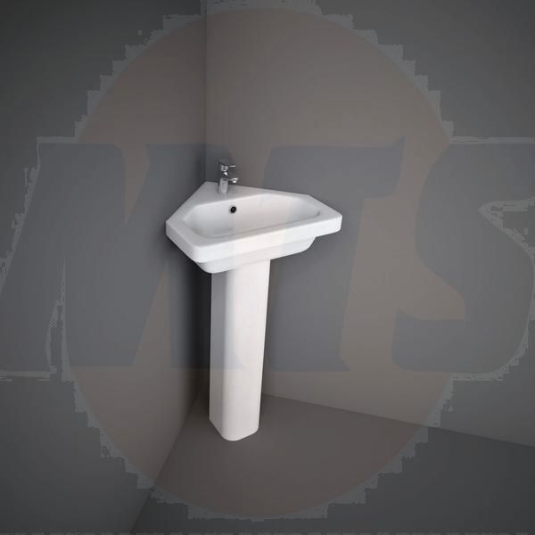 RAK Resort Slim Standard Height PED RSTSLPED Bathroomsuites