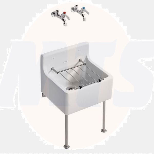 A/Shks S047501 Birch 46cm Cleaners Sink Complete