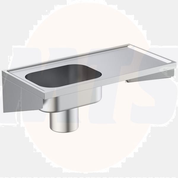 A/Shks S1267MY Clyde New Sink 120 x 60 S/S LH