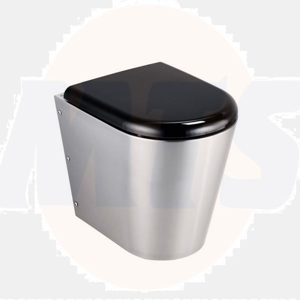 A/Shks S3442MY Perth 2 B/ Inlet WC Pan SS cw Seat