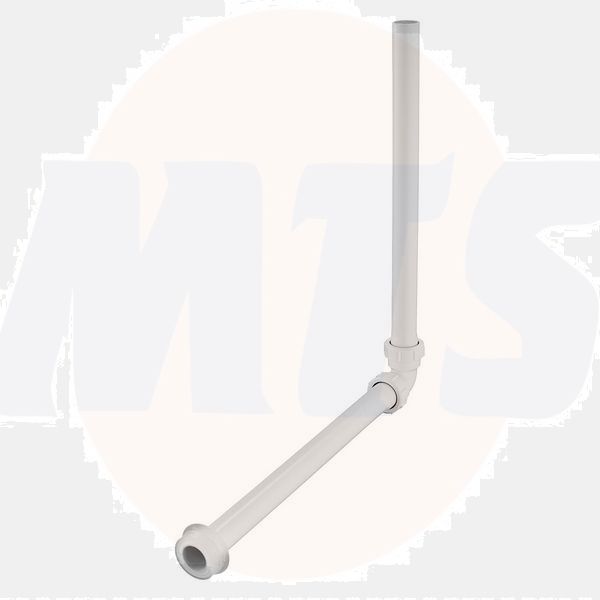 Ideal Standard  Contour 21 inlet connector for 70cm or 75cm projection back to wall or wall hung w.c. bowls  S430267