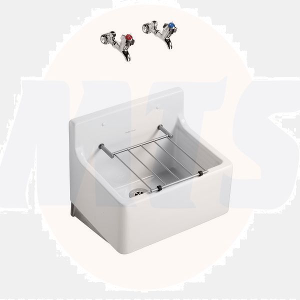 A/Shks S592001 Birch 51cm Cleaners Sink + Grating
