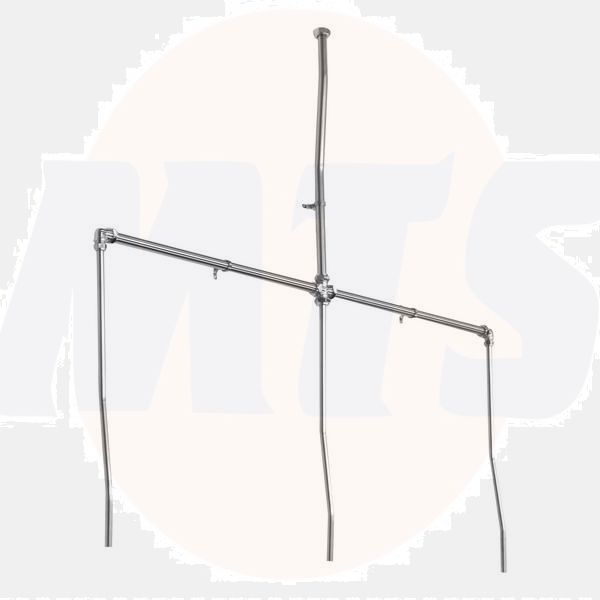 A/Shks S6234MY Regal Flush Pipes Exp 3 Bowl Urinal