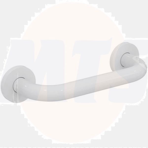 A/Shks S6450AC Con21 Str Grab Rail Wht 30cm