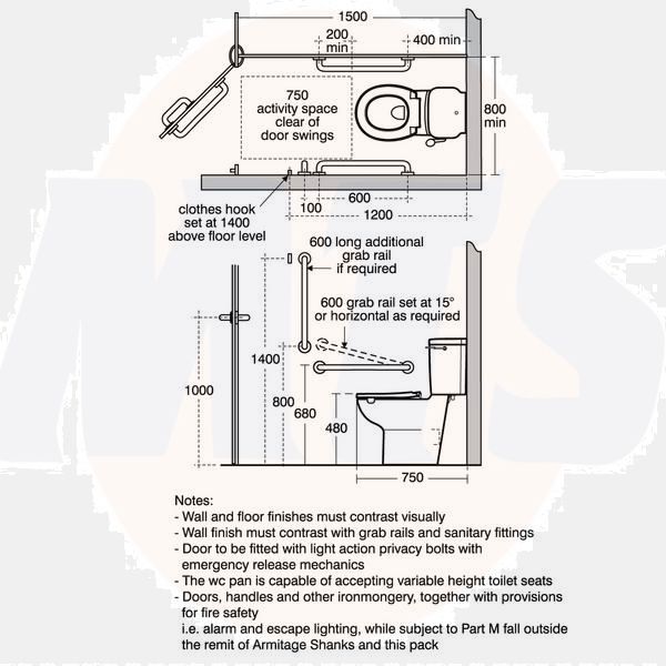 A/Shks S6958AC Con21 Ambulant CC Pack Rails/Seat