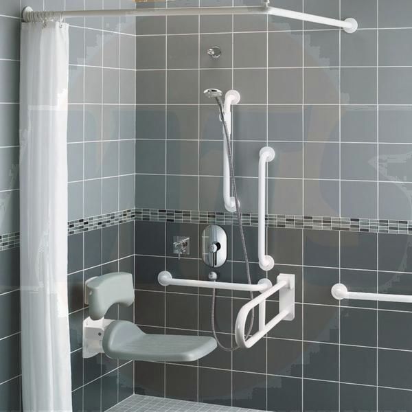 A/Shks S6960AC Con21 Unisex Shower Pack Rails