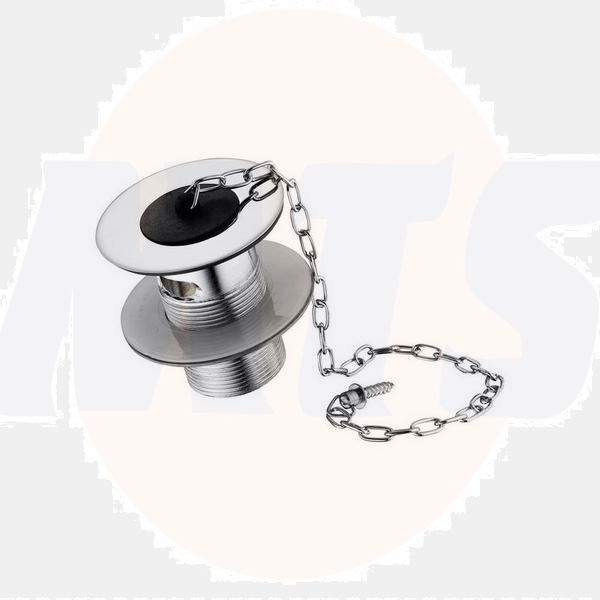 SNK WST CHROME SLOTTED 1 1/2