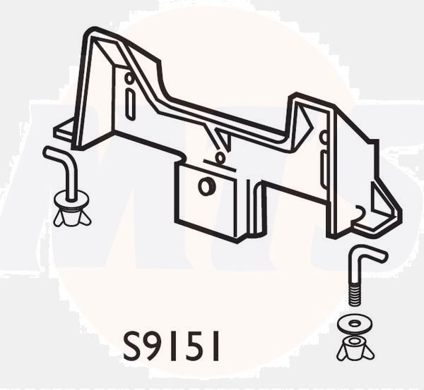 A/Shks S915167 Portman Bracket no Waste Support