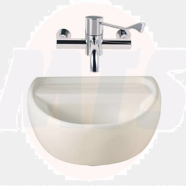 Twyford SA4150WH Sola Medical Basin 400 No Tap Hole