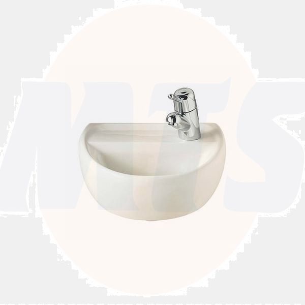 Twyford.SA4155WH.Sola.Medical.Basin.400.1TH.RH...