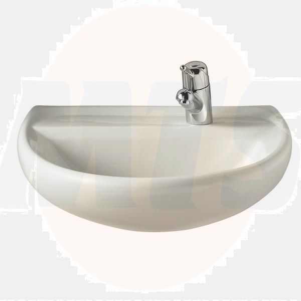 Twyford.SA4355WH.Sola.Medical.Basin.600.1TH.RH...