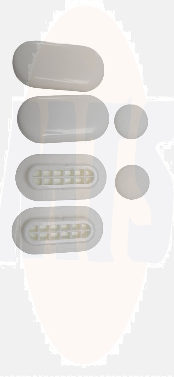 San4U 1499272 (47604) buffers round and oval toilet seat Opus 2 slimseat