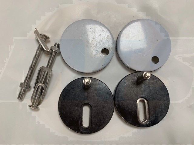 Saneux Seat Hinges for SP.UNI.011 - Seat Fixings For UNI 66102W Slim Seat