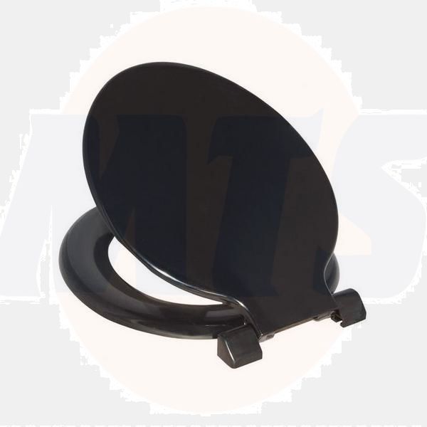 Celmac Calypso dual position plastic toilet seat and cover Black SCA21BL