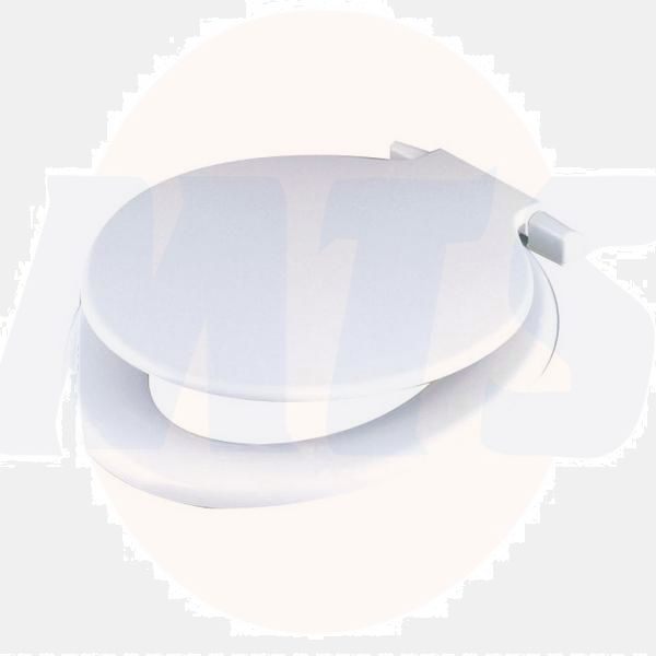 Celmac Calypso dual position plastic toilet seat and cover Black SCA21WH