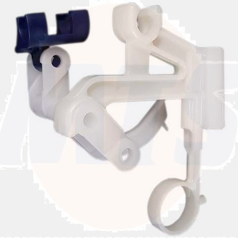 SCHWAB tank bracket 192.0400 with 2-flow elbow lever
