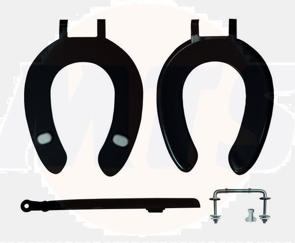 Celmac Closet Toilet seat and cover 38 SCJ53BL