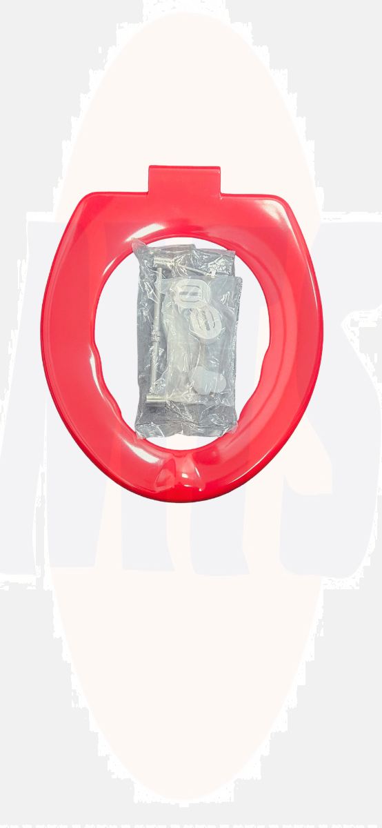 Wirquin Celmac SCK51RE Celeste Plus Toilet Seat Ring & Hinges Only RED