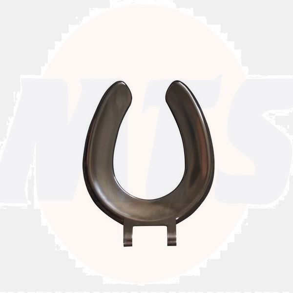 Celmac SCR53BL Crescent Seat Only (SS Ftgs) Blk