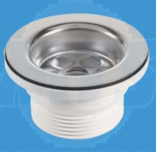 McAlpine BSW9PC 1.1/4in Centrepin Bath Waste p & c With Chain