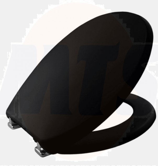 Bemis Atlantic Ultra Fix Toilet Seat Blk 108054047 Bathroomsuites