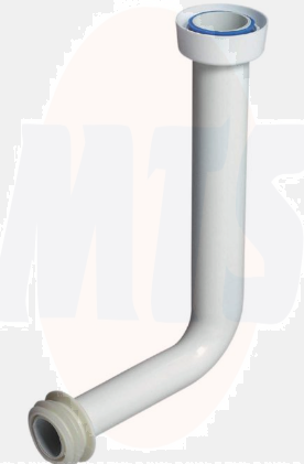 Wirquin Flush pipe 2 Inch to 43 mm 90 Degree Including conical washer 89998095