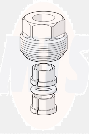 Connection nipple Oras 159684 for copper pipe 501076834