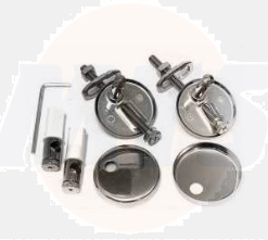 GALASSIA EDEN TOILET SEAT HINGES FOR SOFT CLOSE SEAT 7220KITCER