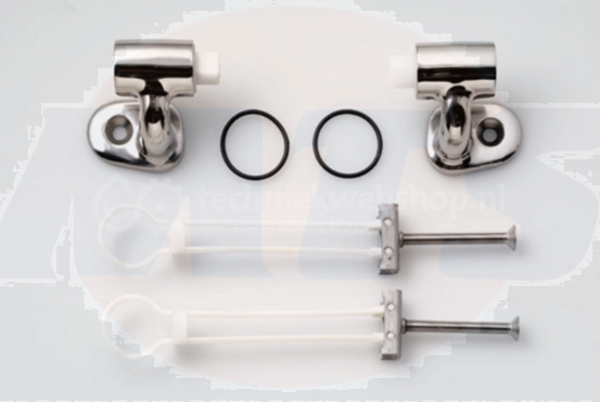Laufen Vila hinges Benelux Parts - urinals / mounting set complete, Screw mounting set H8942210000001, 4014804918818, 8.9422.1.000.000.1
