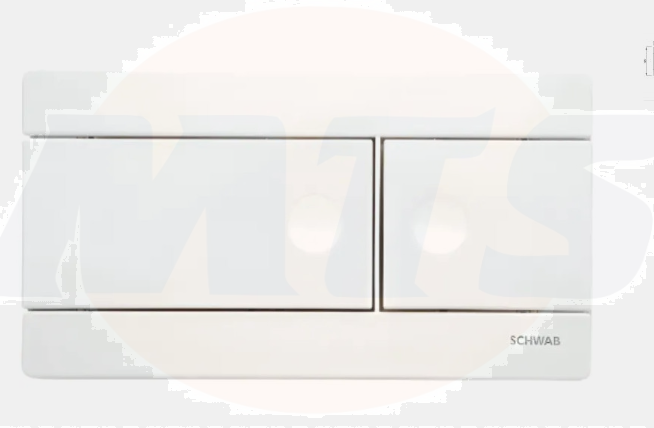 Schwab 360160 Line Flush Plate White