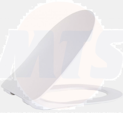 Creavit KC0902.01.0000E Duck Duroplast Metal Hinged White Seat Cover