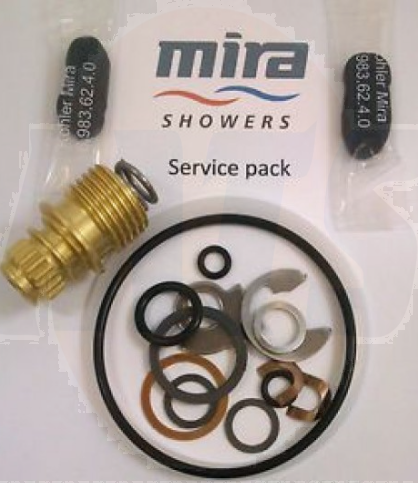 Mira 88 Service Pack Service pack required for the Mira 88 manual mixer shower 4.936.12
