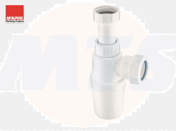 McAlpine Slimline Bottle Trap 32mm 38257 - Efficient Plumbing Solution