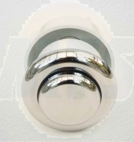 Dudley CP Royal Pneumatic Single Flush Button 52mm 327735