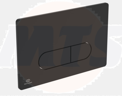 Ideal Standard  Oleas M1 R0115A6 Black Mechanical Dual Flushplate