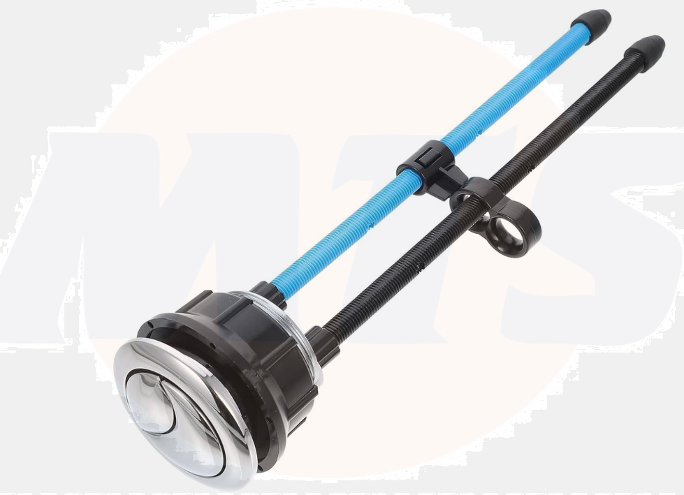 Vitra Universal Dual-Flush Button Chrome Toilet Tank Flush Button -  Replacement Part B0CFV6SR3G