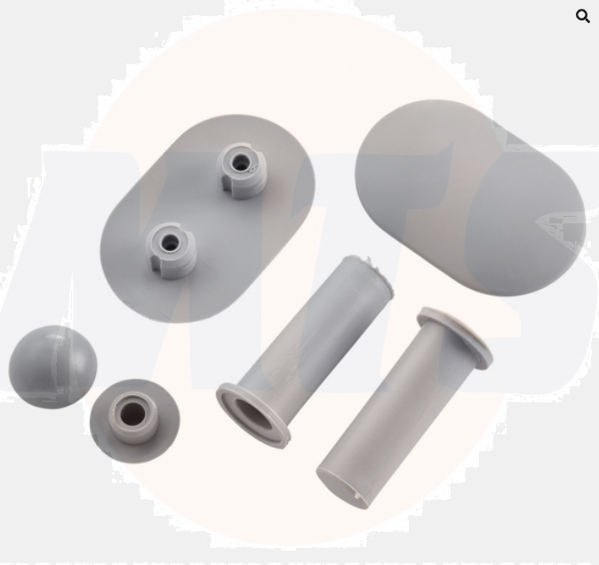 Ideal Standard Alto Toilet Seat & Cover Buffer Set (Pre 2010) Grey EV03867