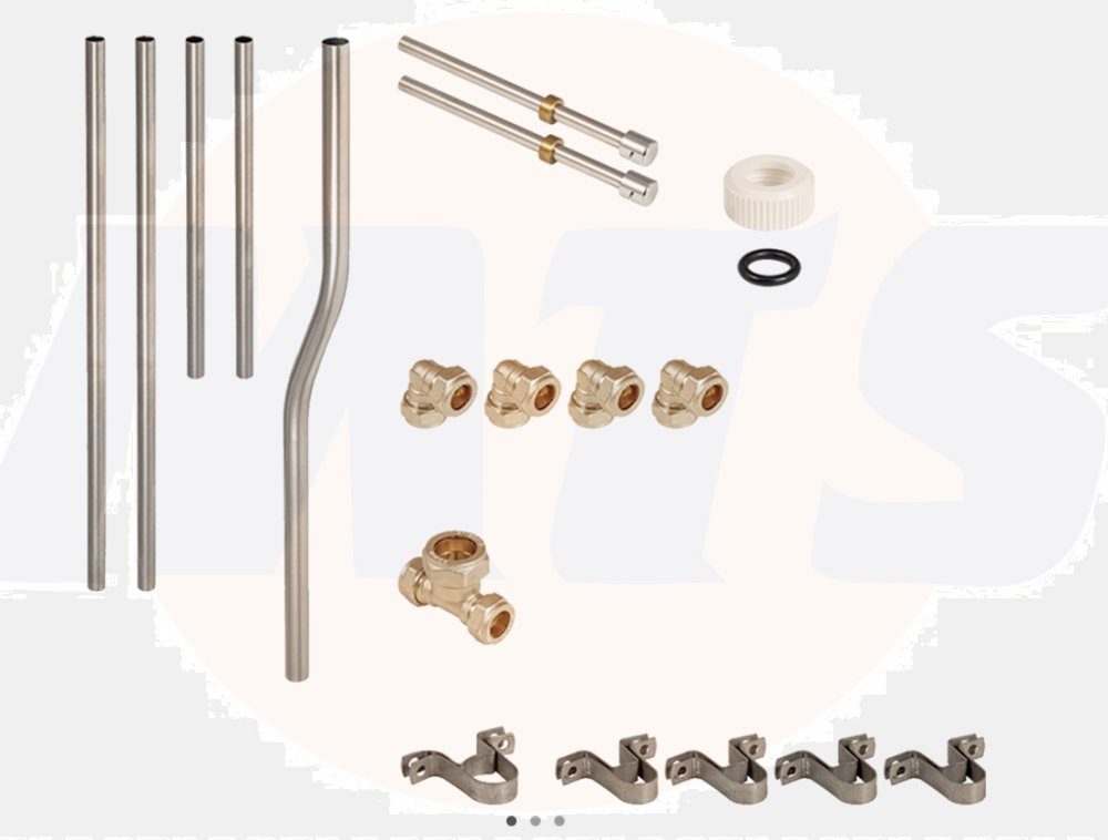 Twyford Concealed Urinal Flushpipes and Spreaders (2 Person)