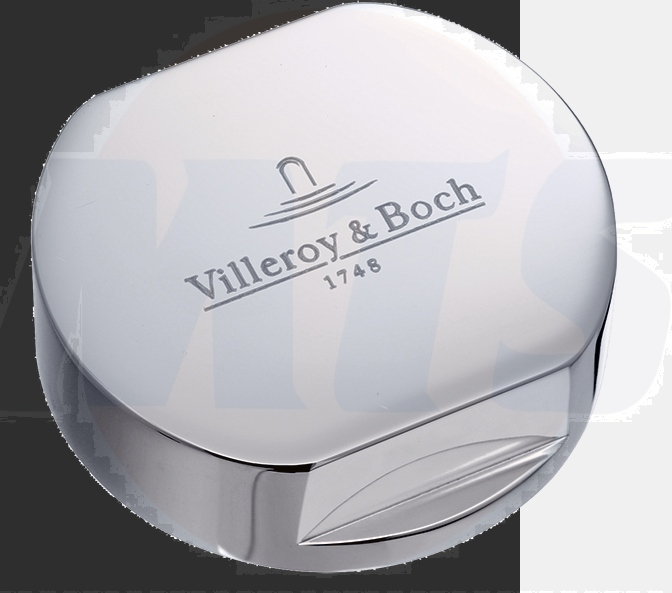Villeroy and Boch 94052661 Cover Cap For Turn Lever Shiny Chrome