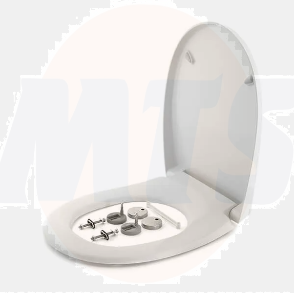 Bemis Click & Clean Classic Soft Close Quick Release Toilet Seat & Cover White 2320CNCTF000
