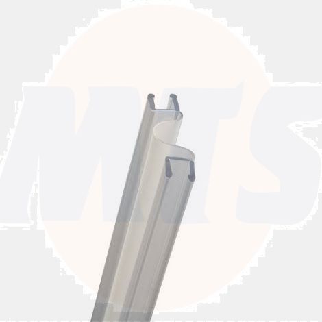Shower Seal  transparent For glass thickness  5 mmLength: 1400 mm
