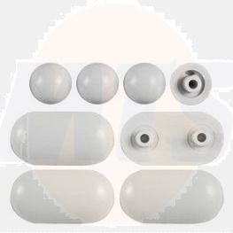 Jacob Delafon E3105-00 / Porcelanosa Toilet seat buffers 100126997 / N499816991