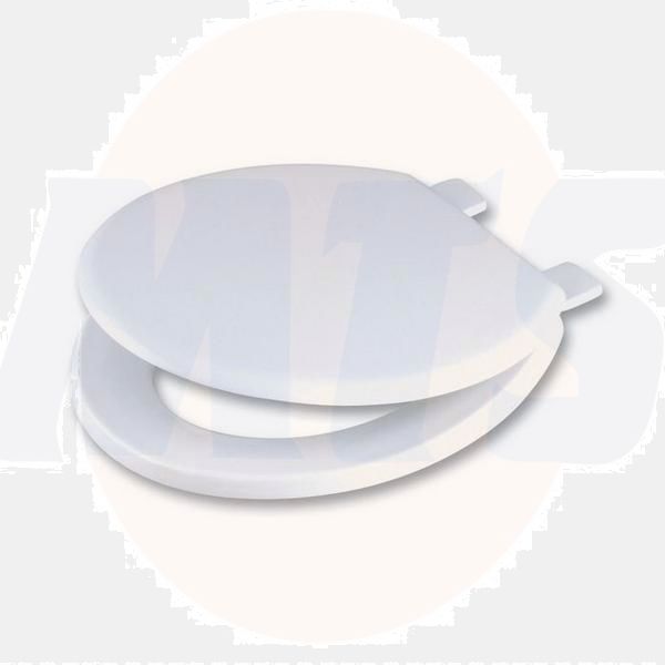 Wirquin Emerald seat and cover with colour matched plastic hinge SEM11WH