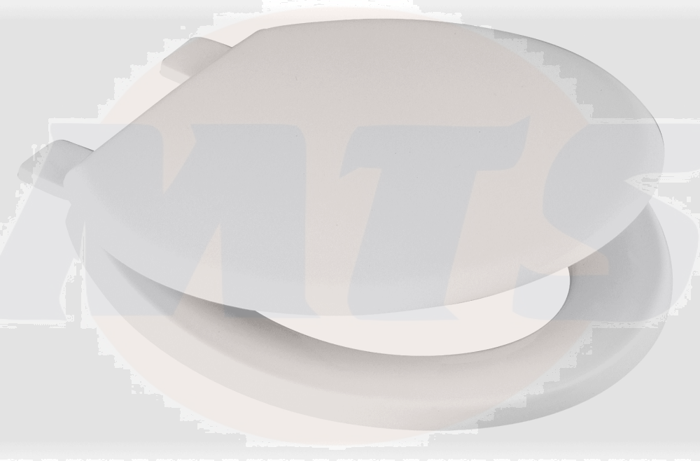 Wirquin Emerald seat and cover with colour matched plastic hinge - White -SEM11WH